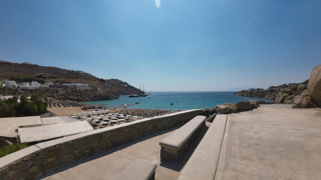 1Path Thea Mykonos Super Paradise Beach House Mykonos Town Bagian luar foto