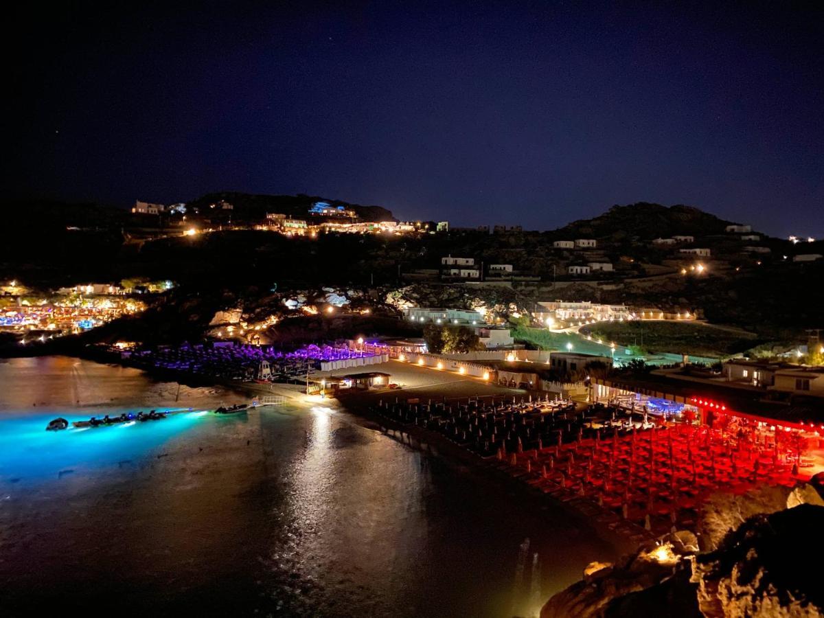 1Path Thea Mykonos Super Paradise Beach House Mykonos Town Bagian luar foto